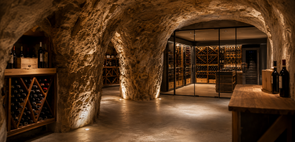 wine cave vs wine cellar